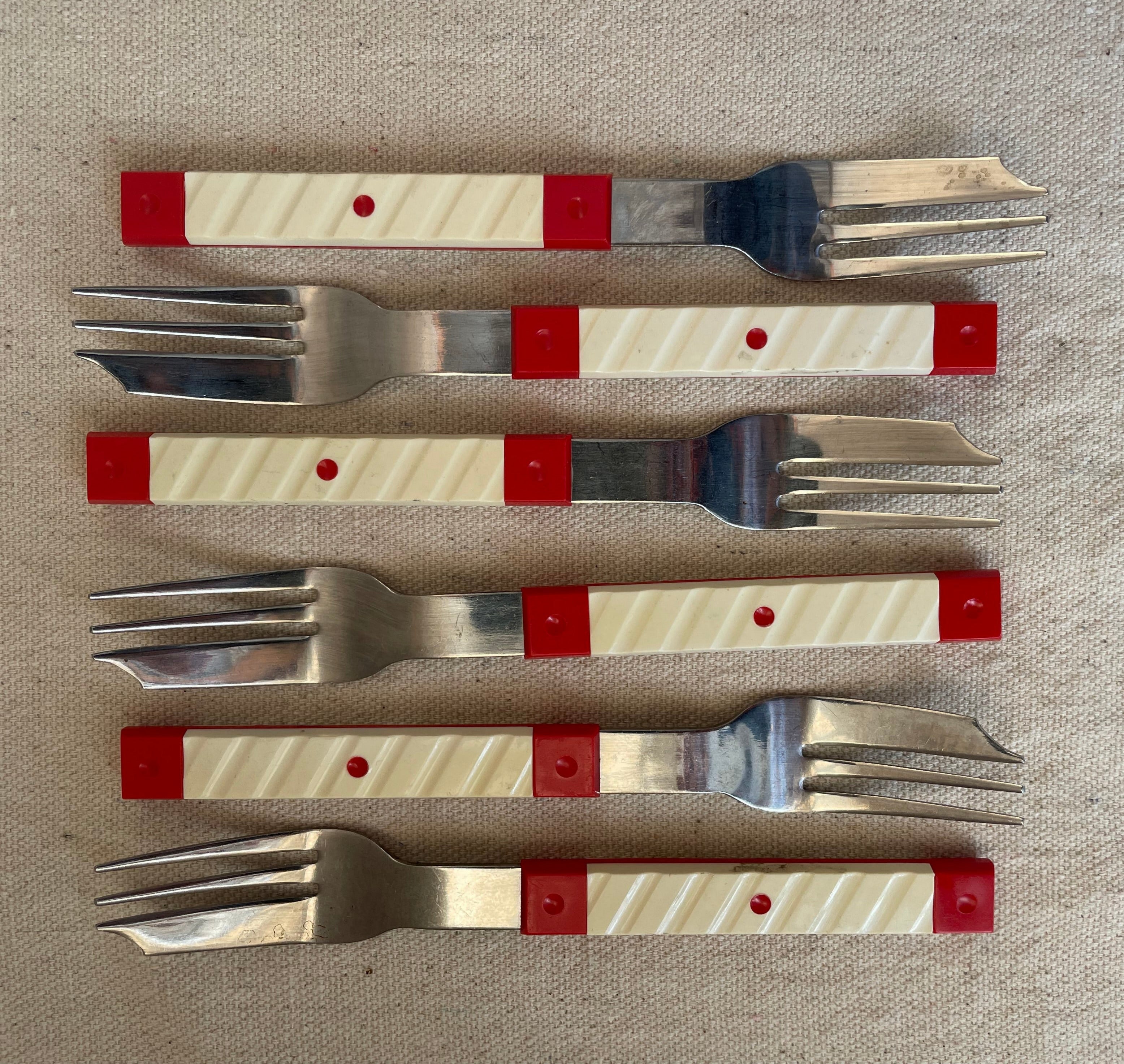 Vintage Japanese Cake Forks
