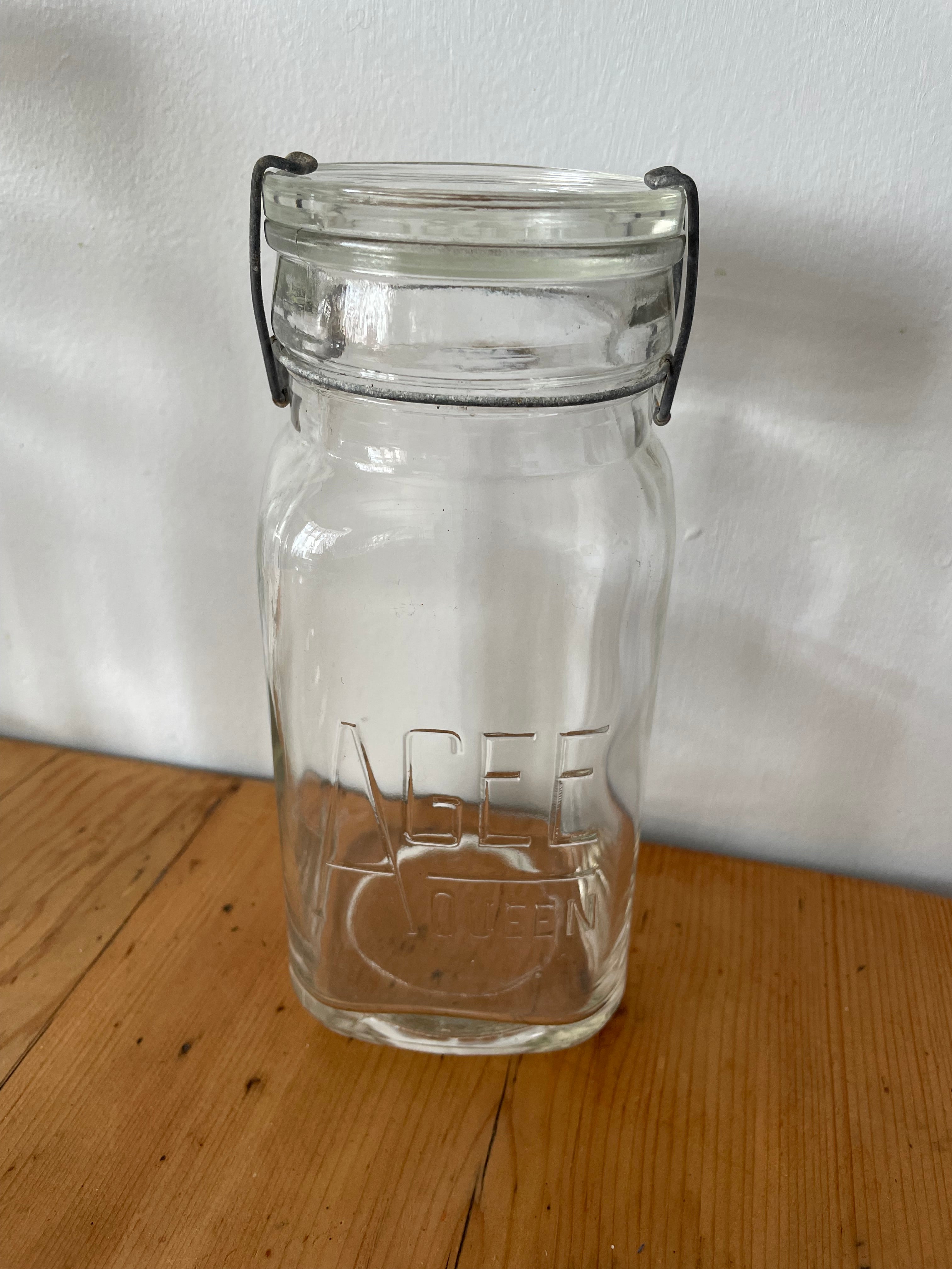 Antique Agee Queen Jars