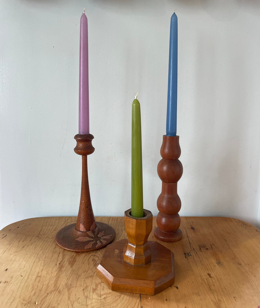 Hand Turned Bobble Candleholder