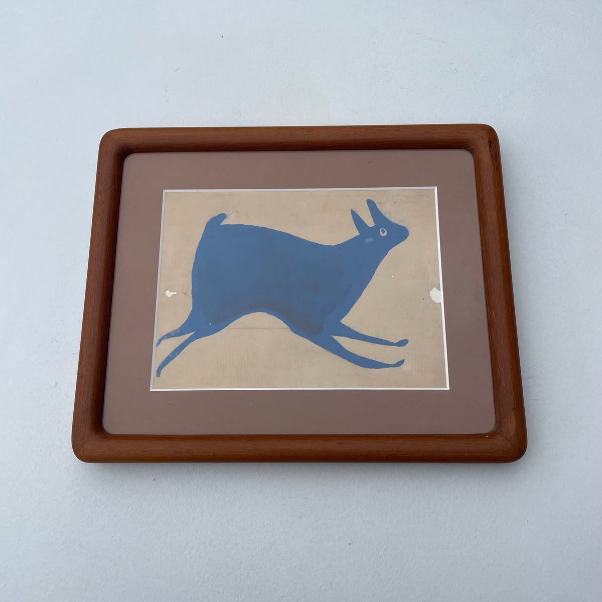 Blue Rabbit Print