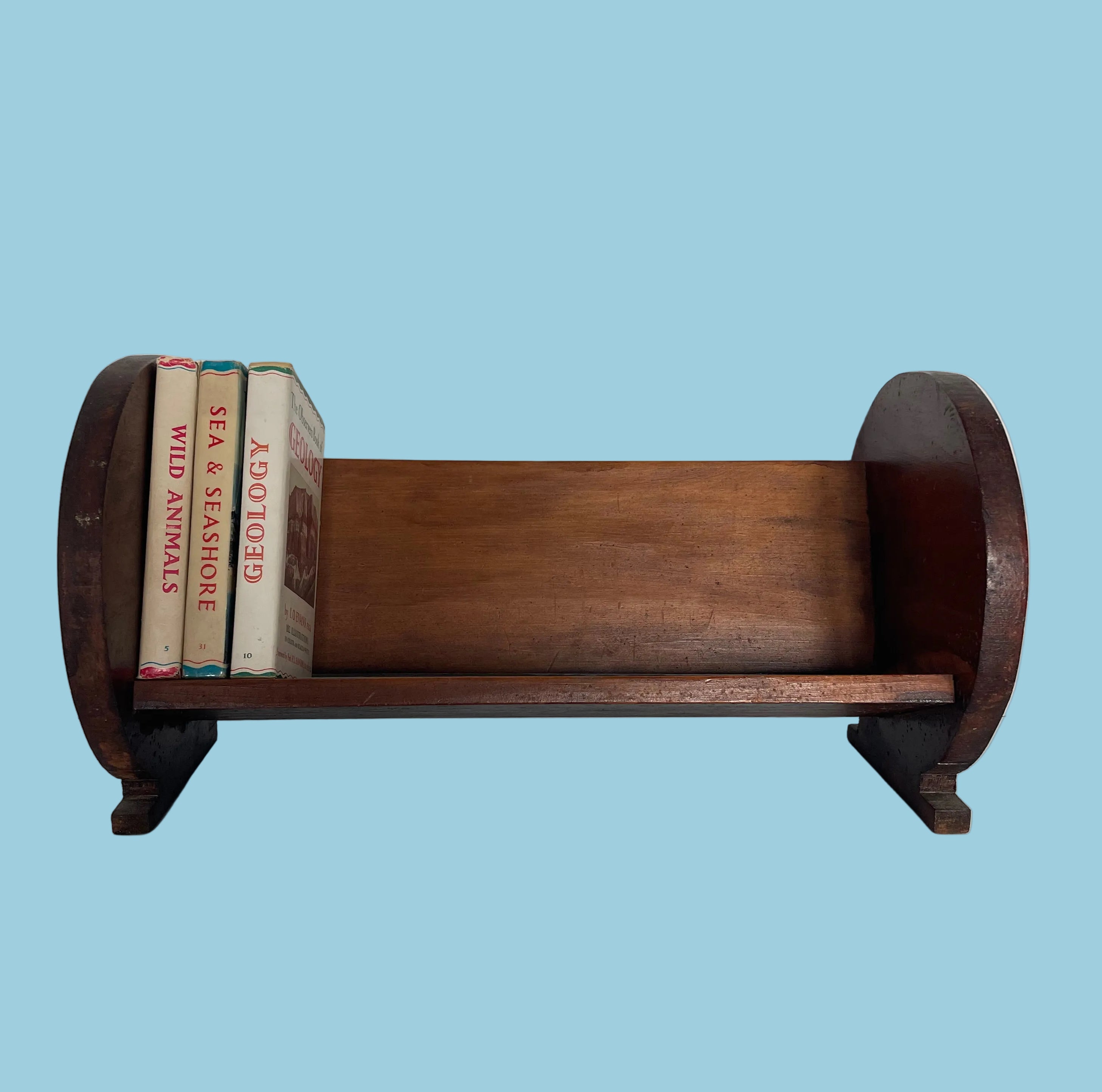 Antique Wooden Tabletop Shelf