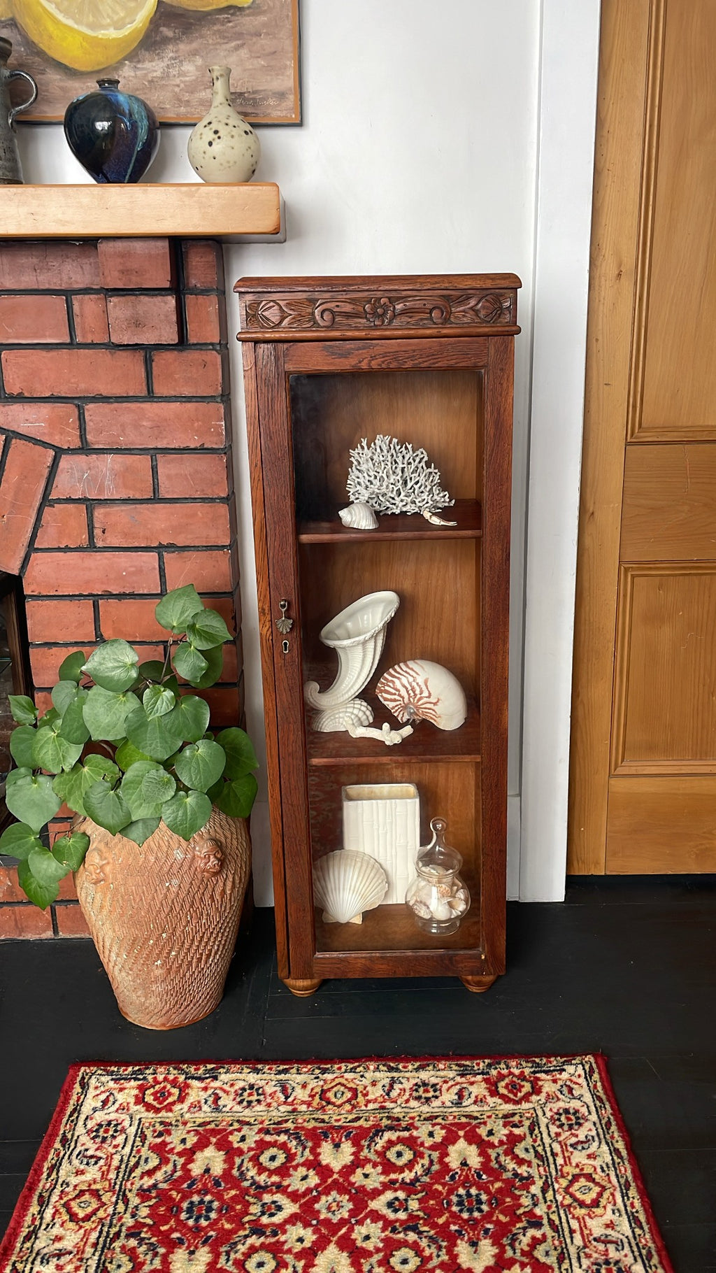 Antique Welsh Curiosity Cabinet A
