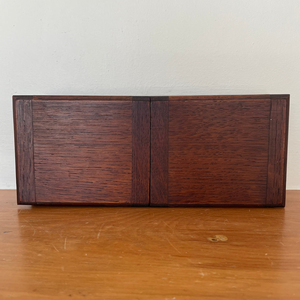 Vintage Oak Keepsake Box