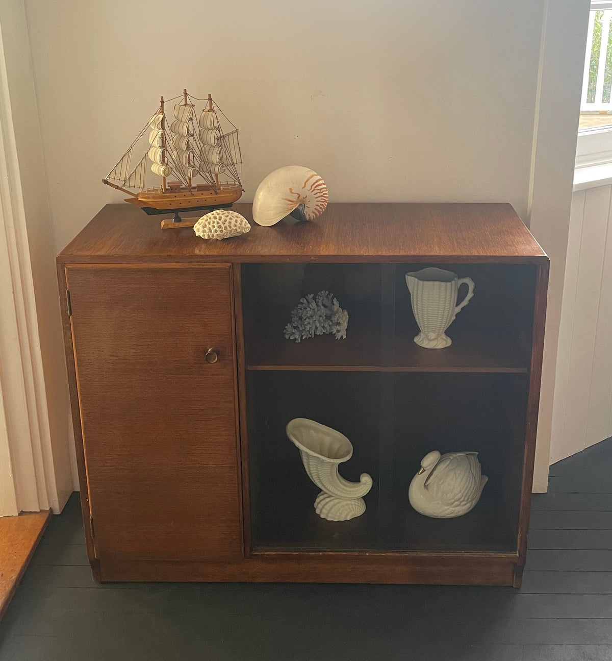 Art Deco Curved Cabinet