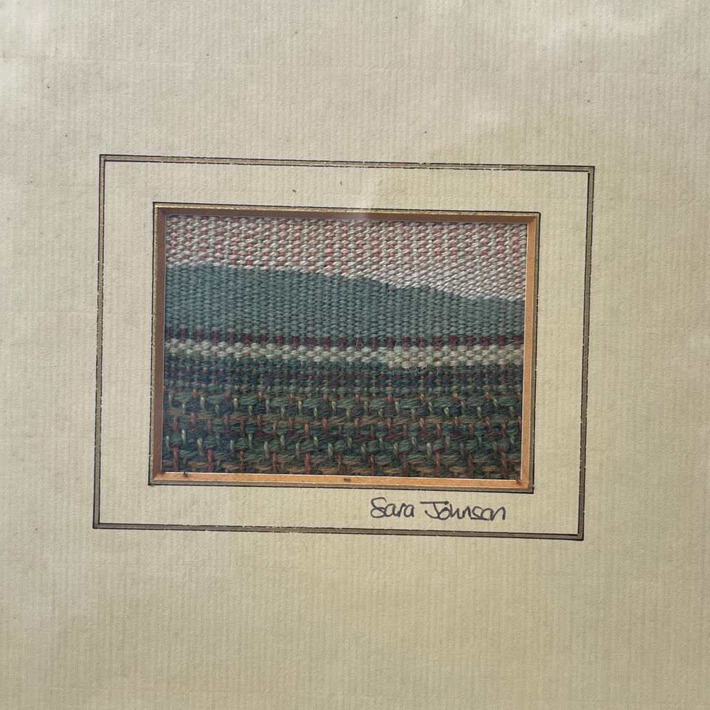 Vintage Framed Weaving