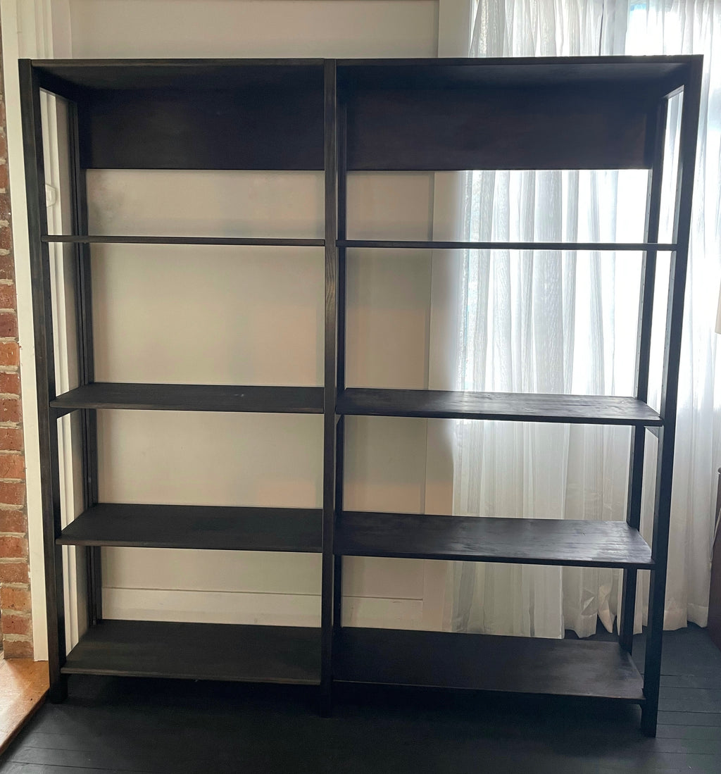 Vintage Black Lundia Shelving