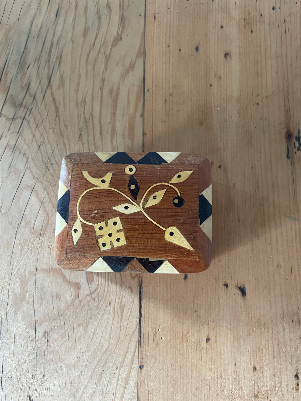 Wooden Inlaid Box