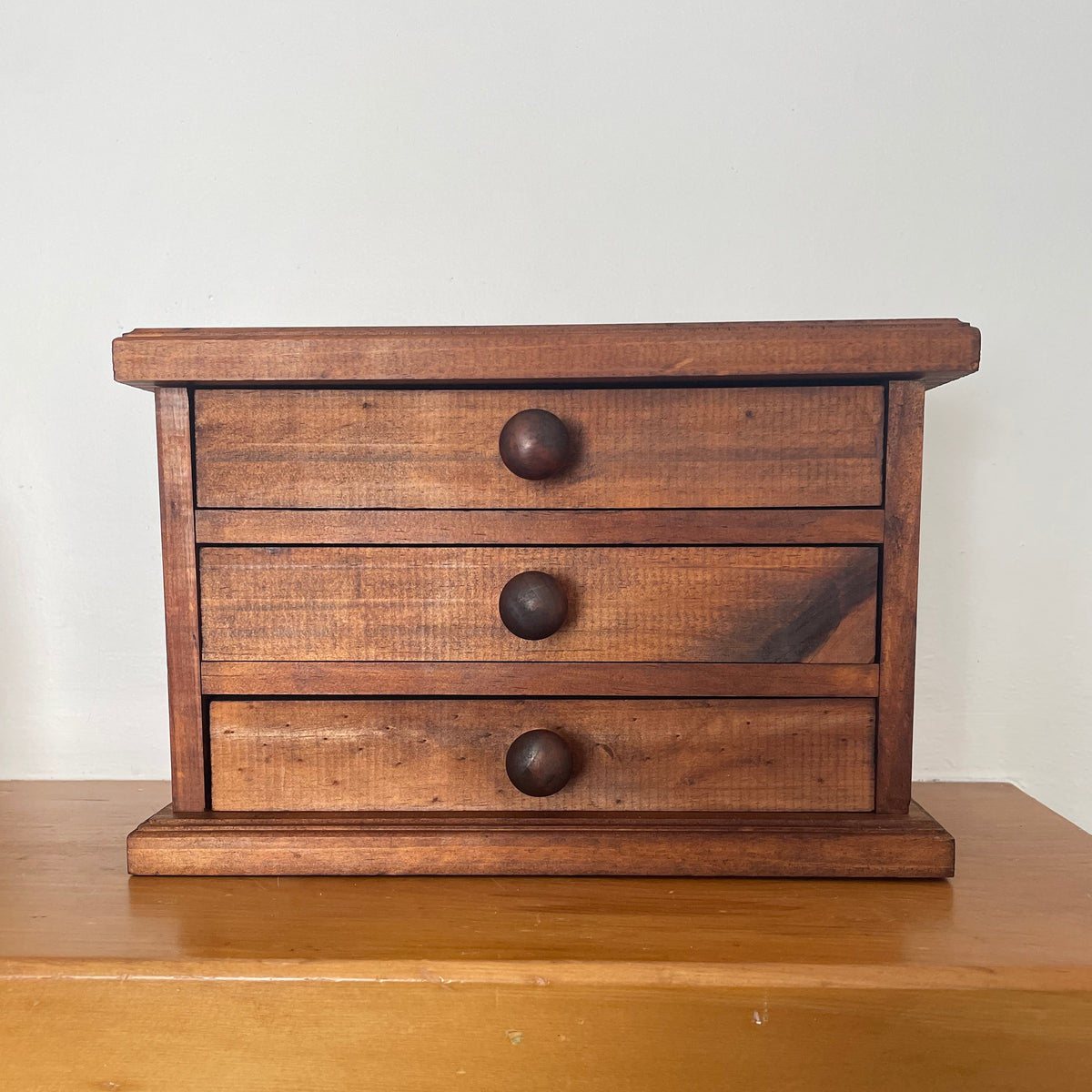 Stained Wooden Drawers