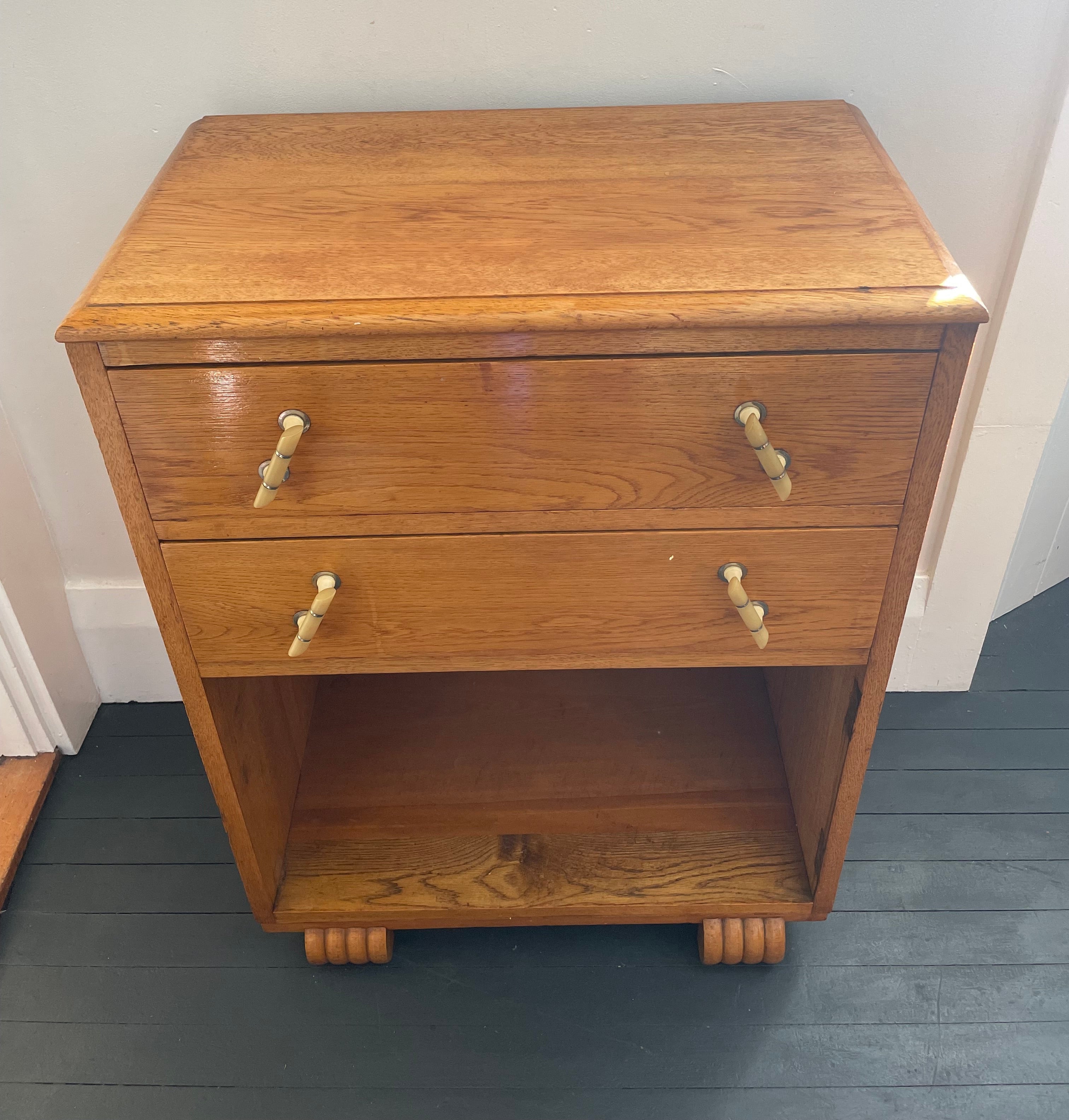 Vintage Golden Oak Shelf