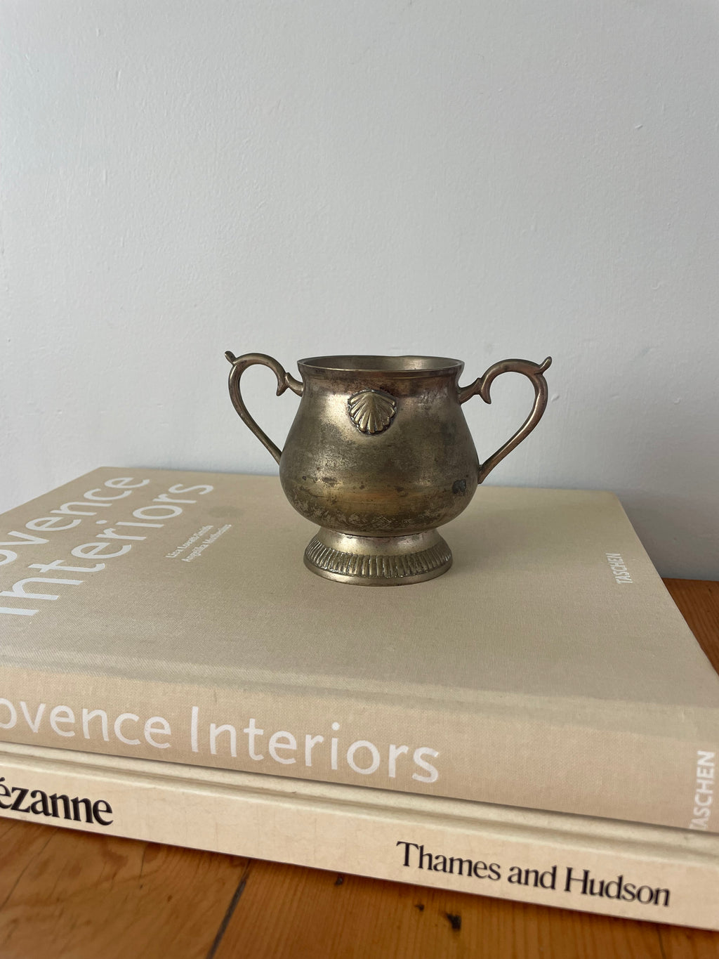 Silver Plated Twin Handled Vessel