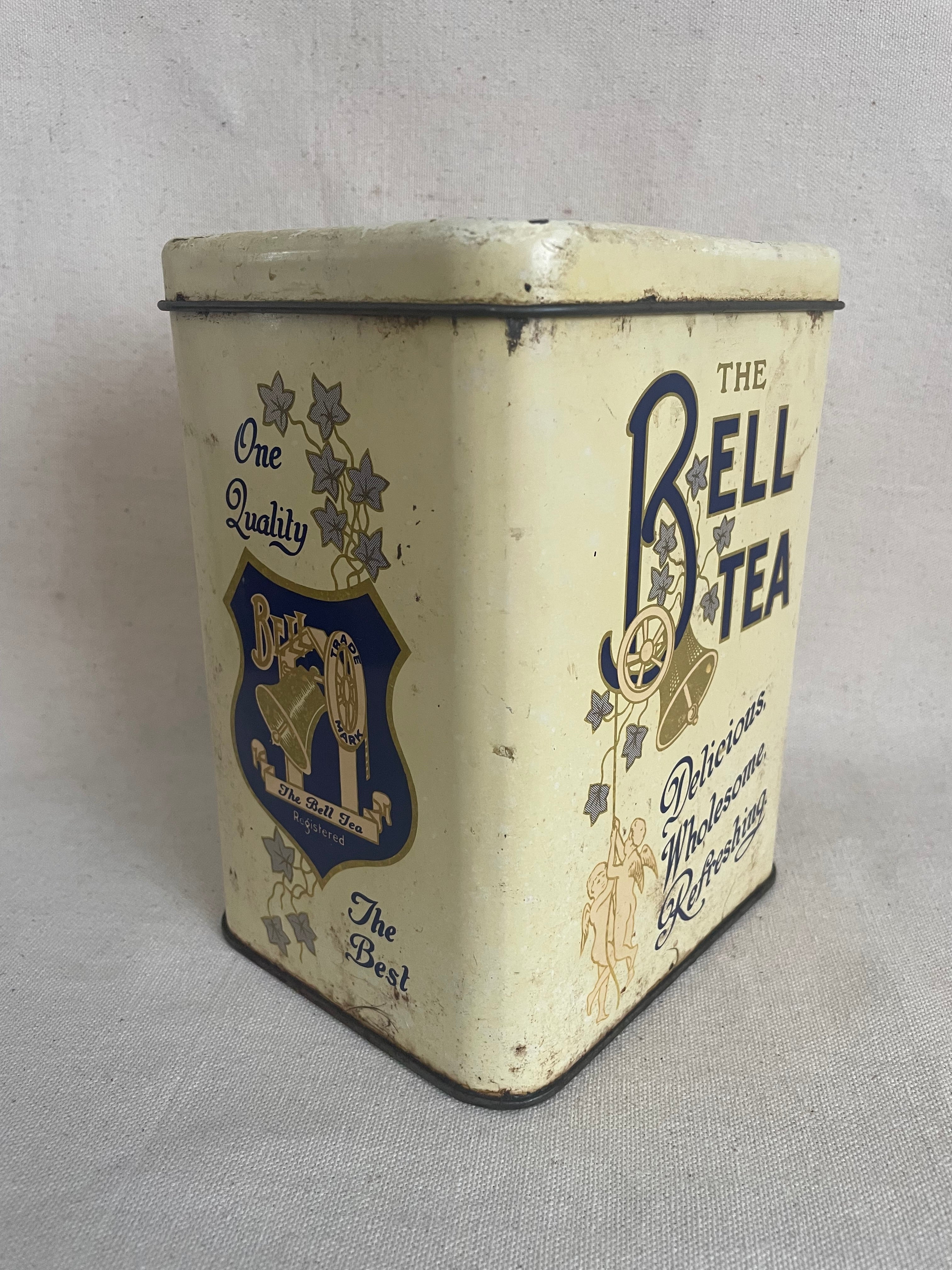Vintage Bell Tea Tin