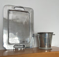 Mid Century Pewter Ice Bucket