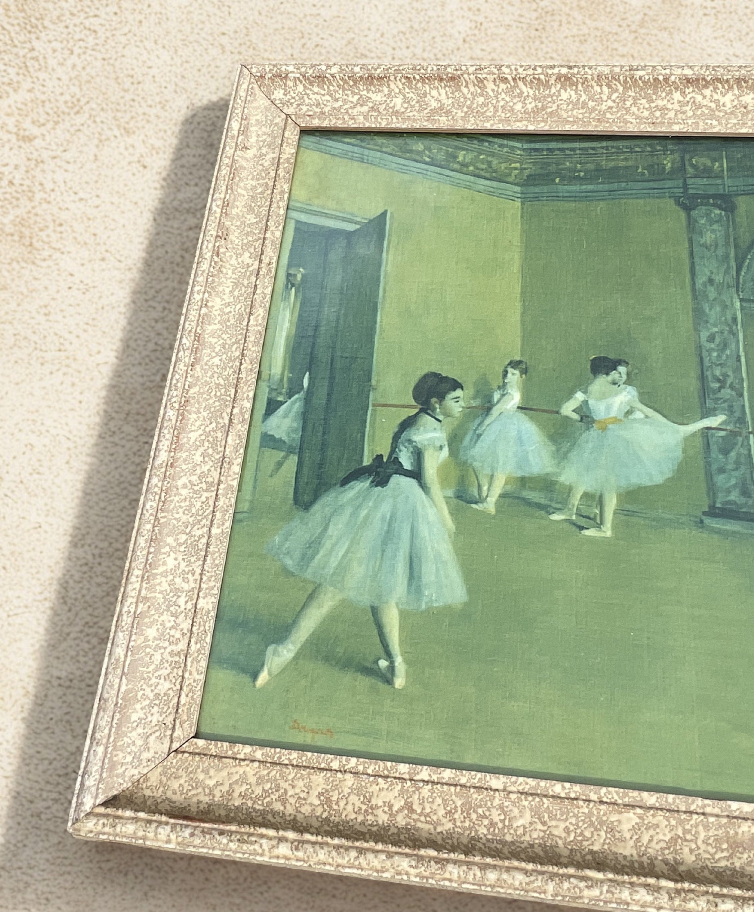 Vintage Degas Ballerina Print