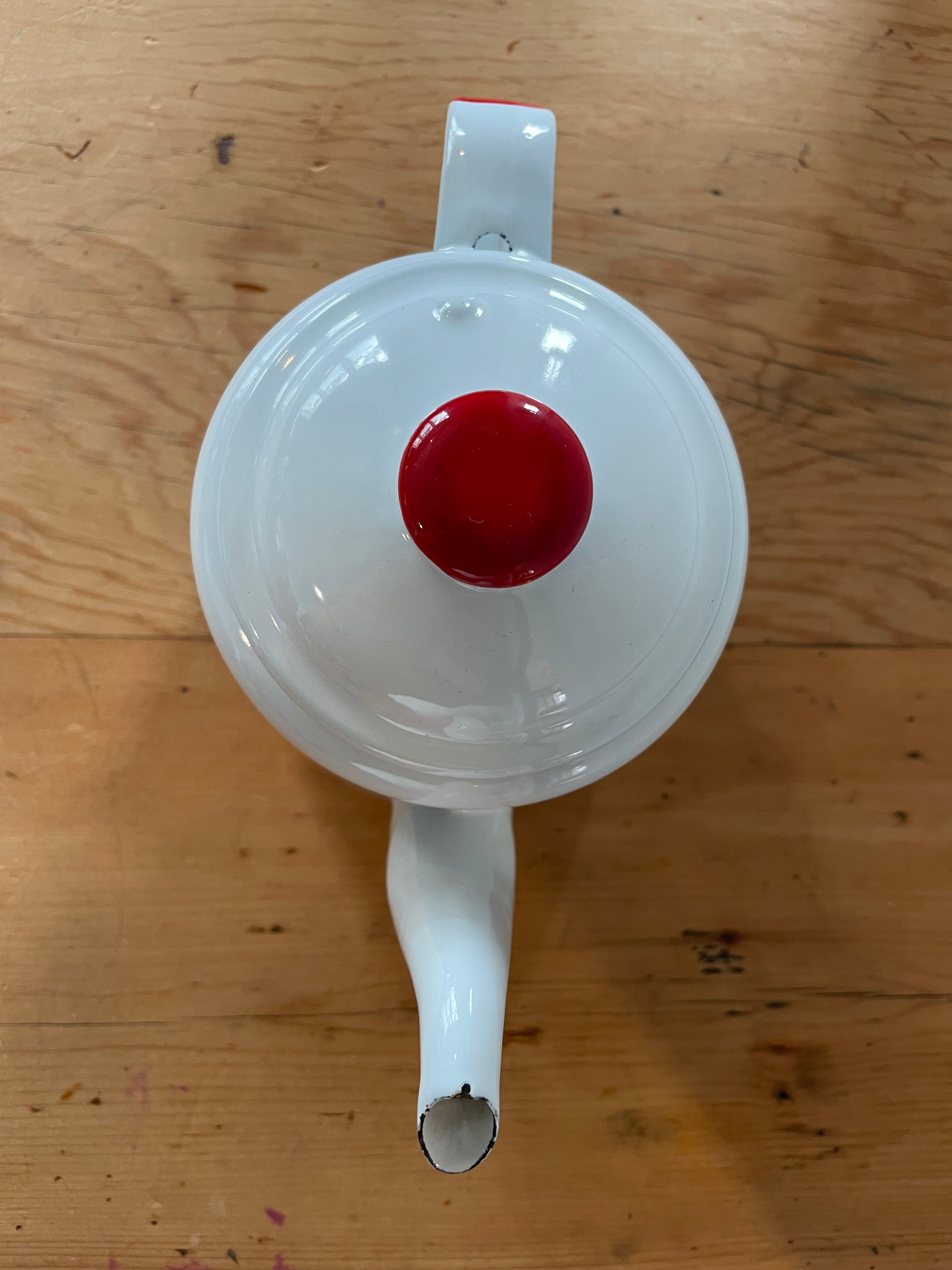 Red & White Kettle