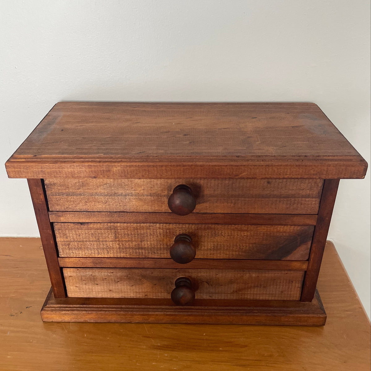 Stained Wooden Drawers