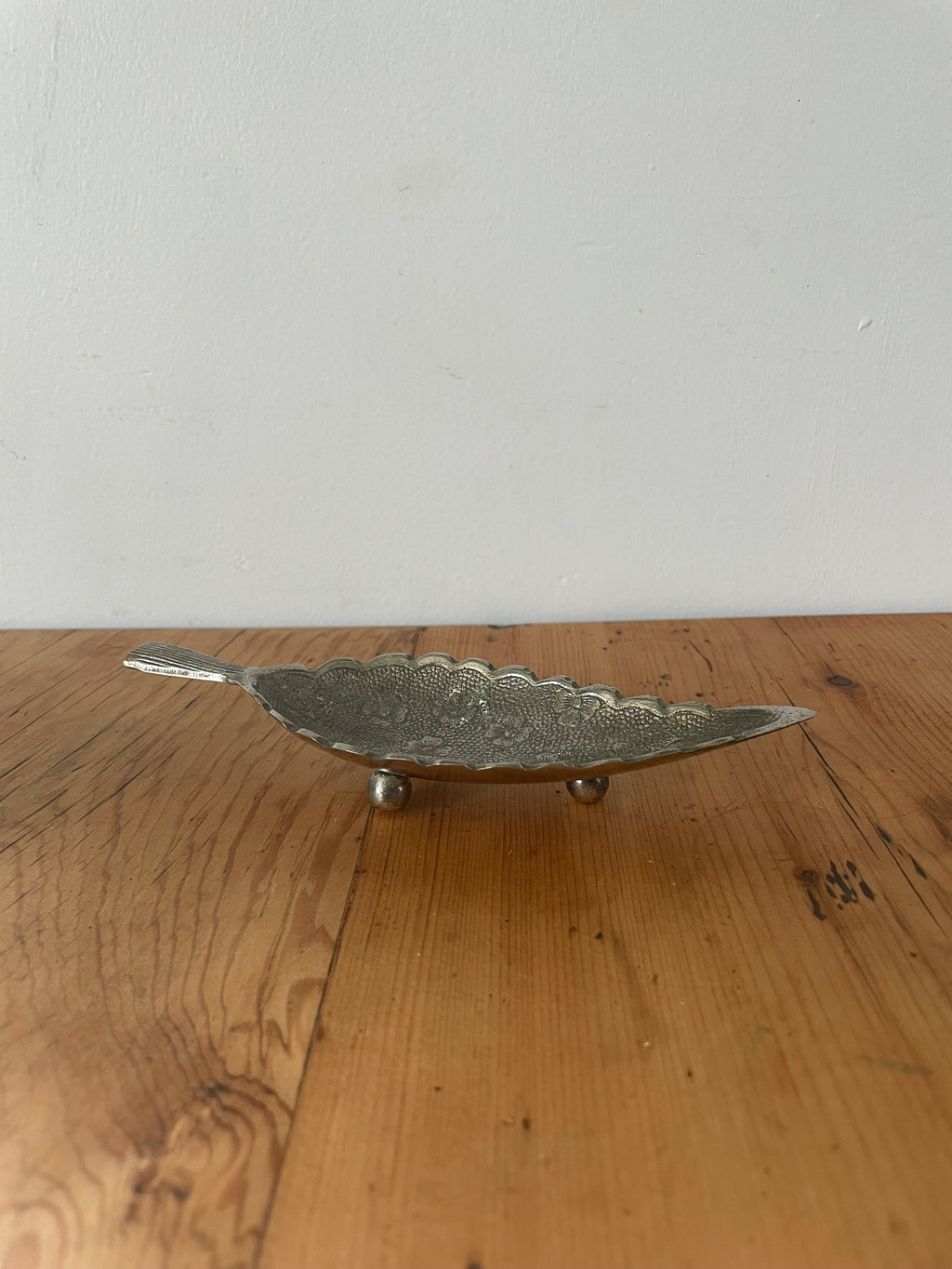 Silver Plated Leaf Tray