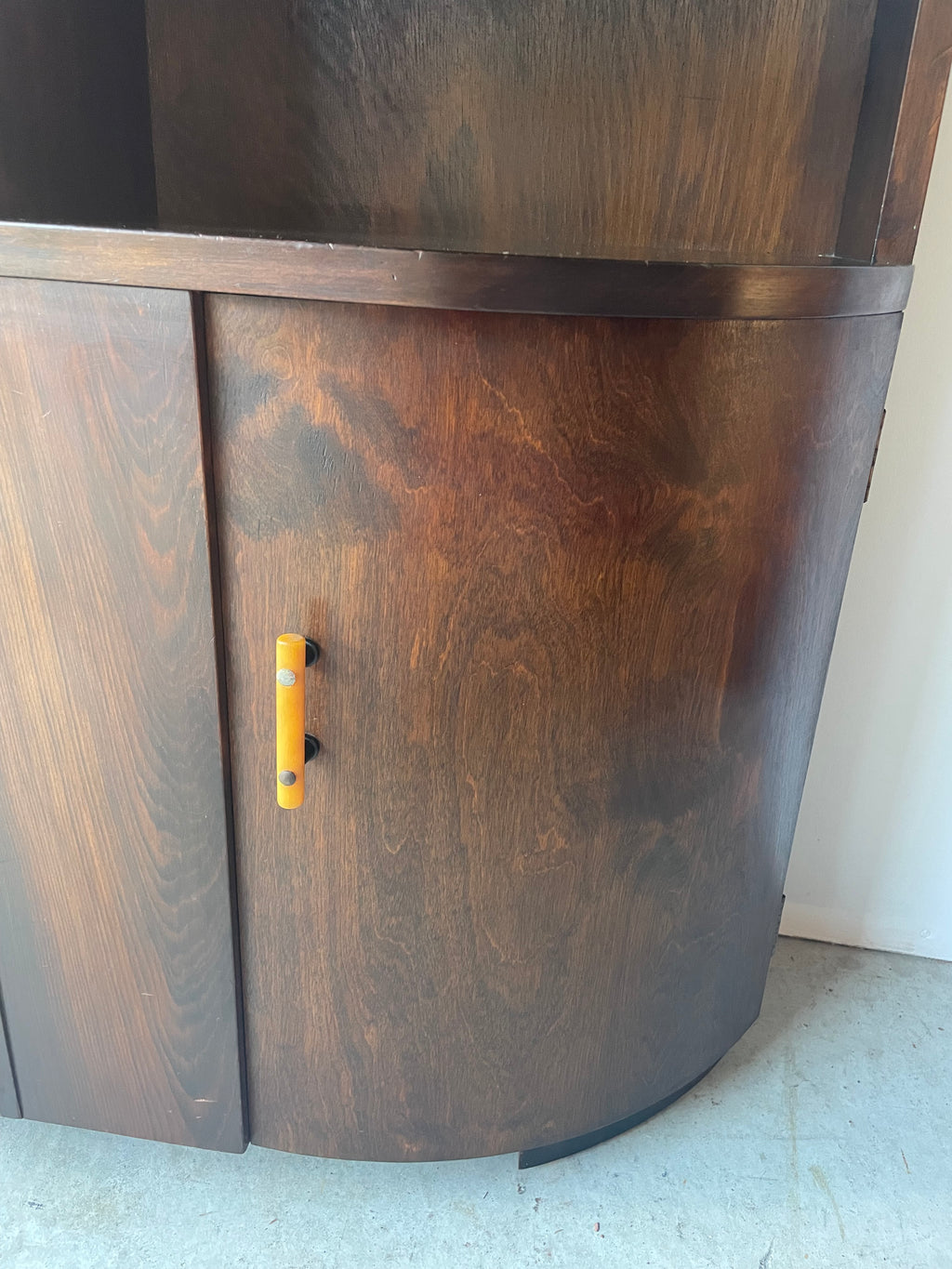 Art Deco Curved Cabinet