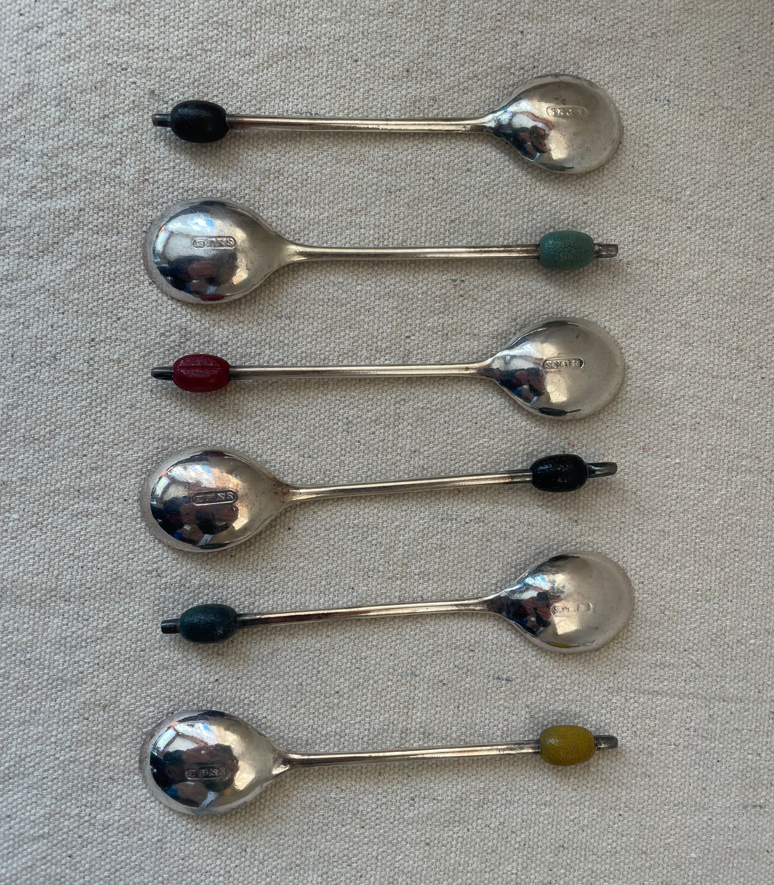 Vintage Coffee Bean Spoon Set