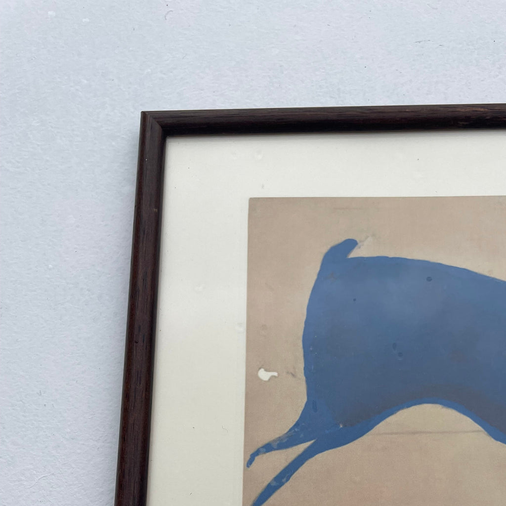 Blue Rabbit Print