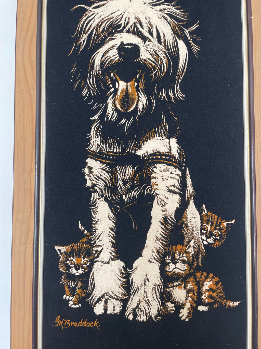 Vintage Velvet Art Picture