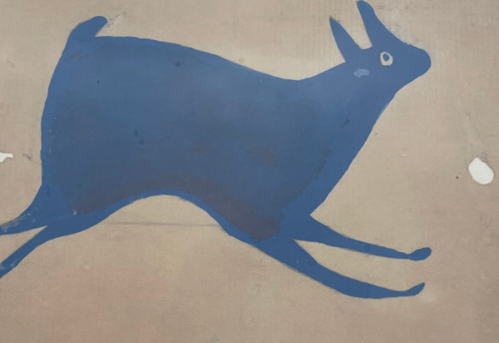 Blue Rabbit Print