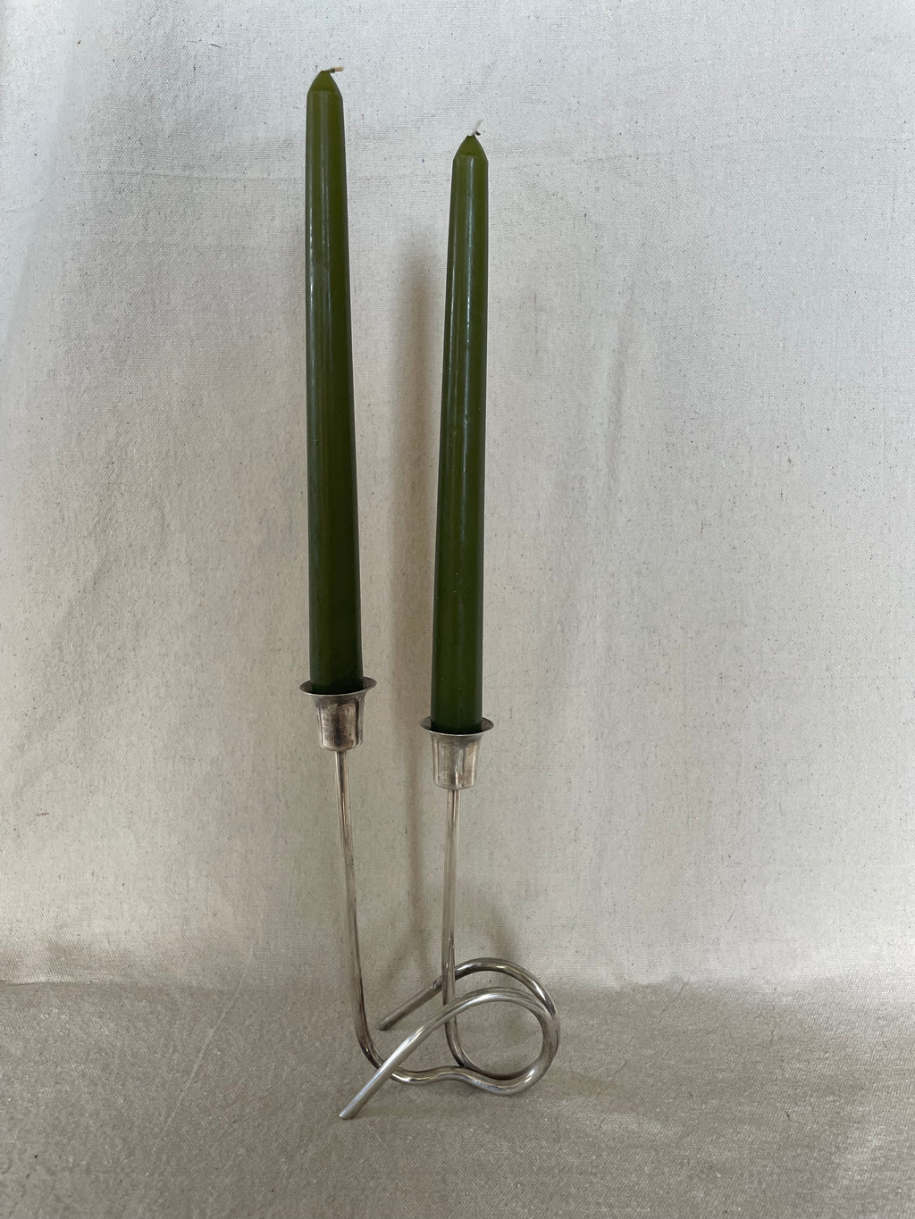 Vintage Silver Plated Candle Stand