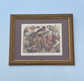 Antique Birds Lithograph