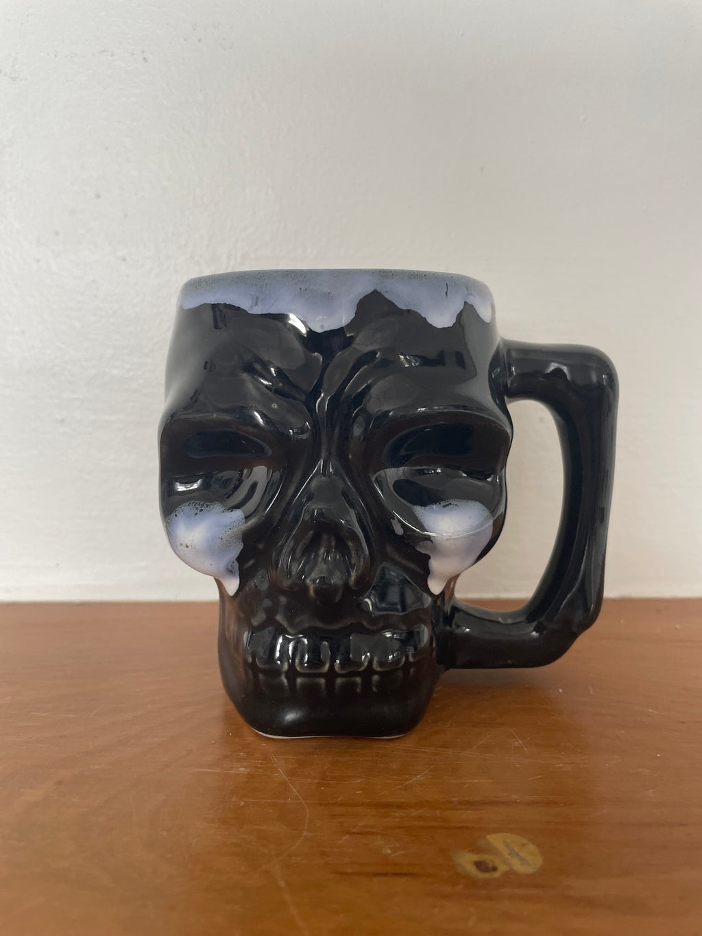 Pottery Skull Mug