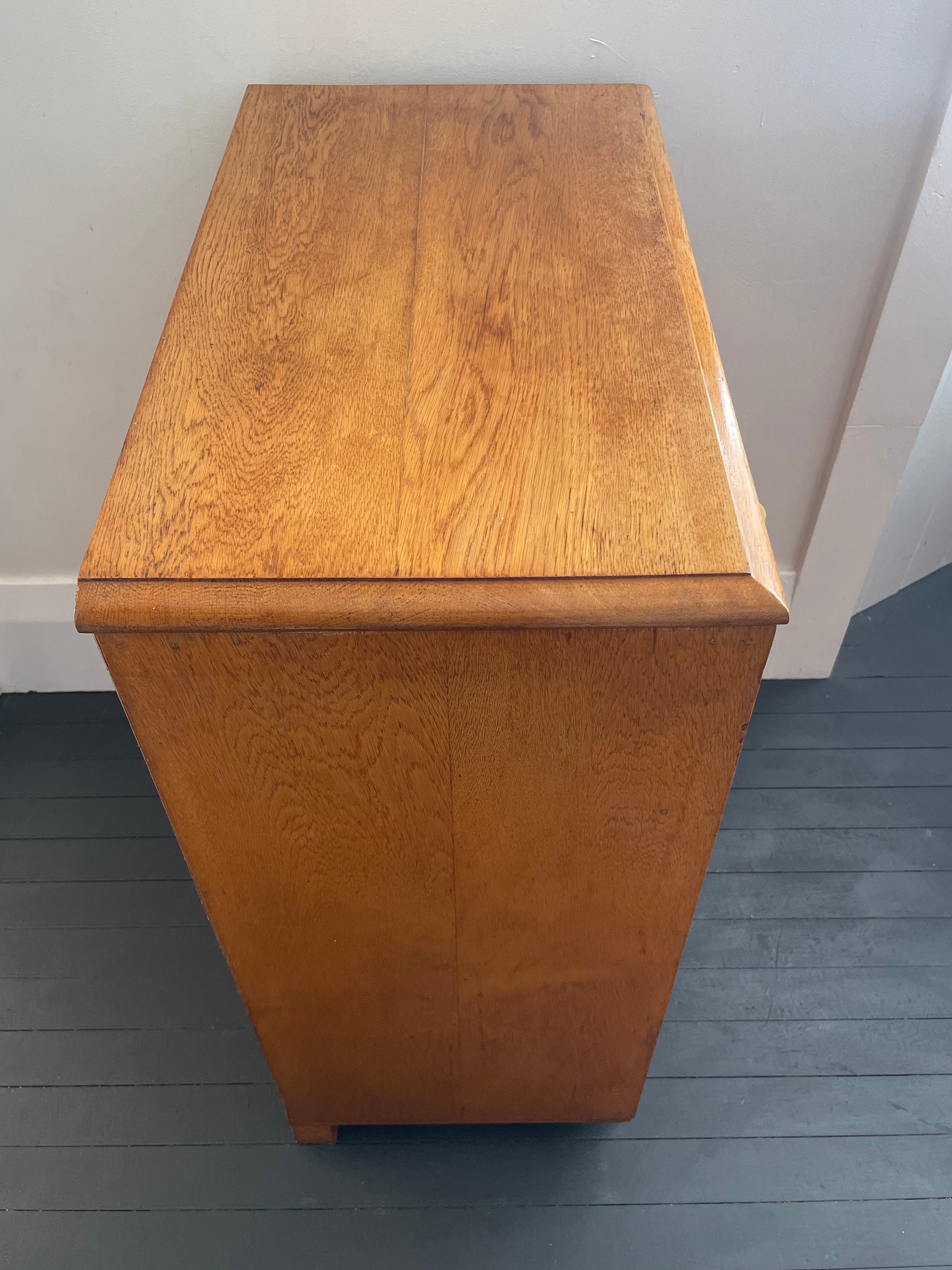 Vintage Golden Oak Shelf