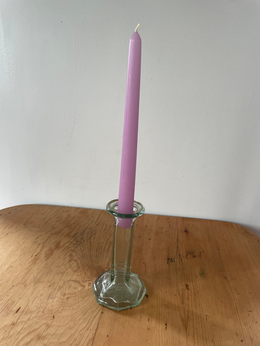 Handblown Glass Candle Holder
