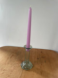 Handblown Glass Candle Holder