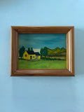 Folk Art Cottage Painting