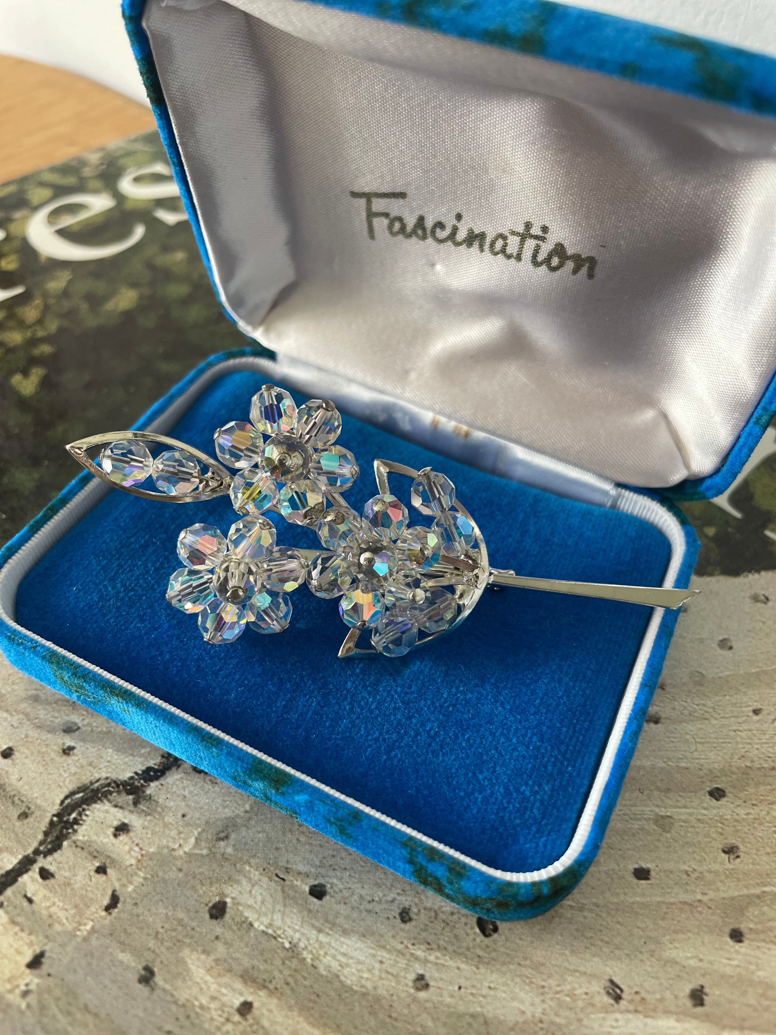 Beaded Bouquet Brooch