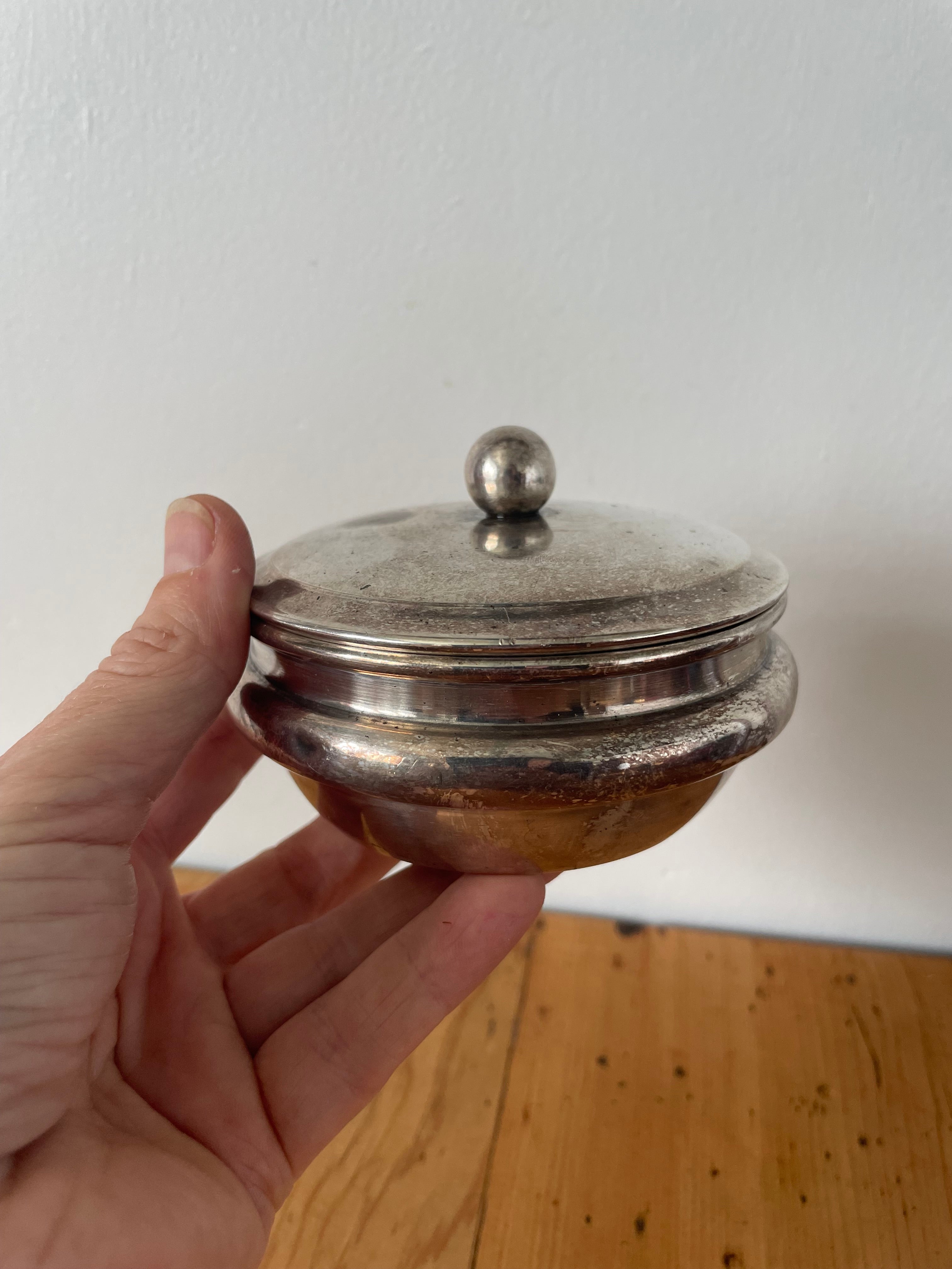 Silver Plated Lidded Box