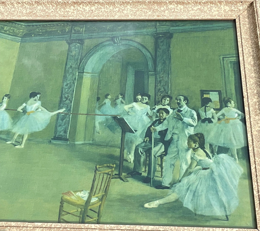 Vintage Degas Ballerina Print