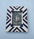 Blue And White Standing Frame With Fairies