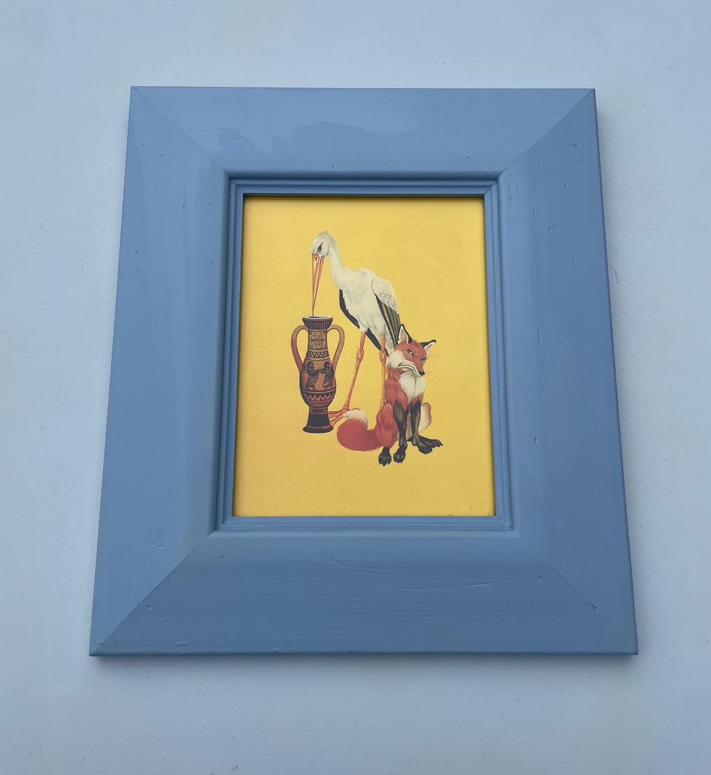 Stork & Fox Print