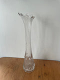 Clear Glass Swung Vase