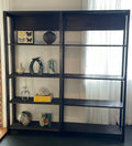 Vintage Black Lundia Shelving