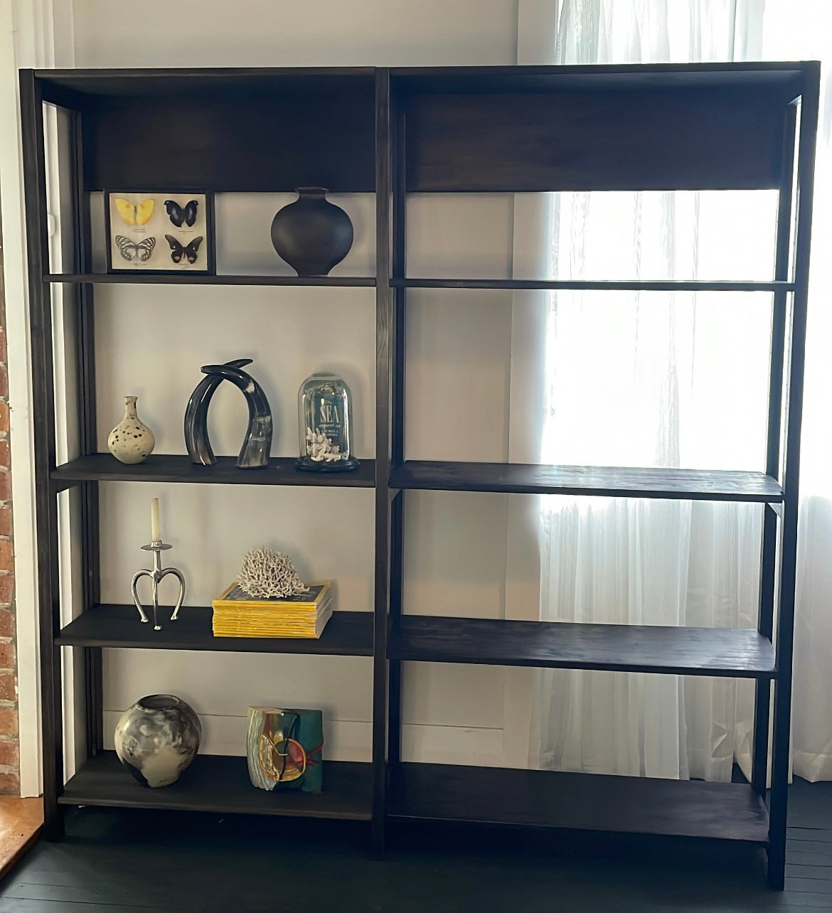 Vintage Black Lundia Shelving