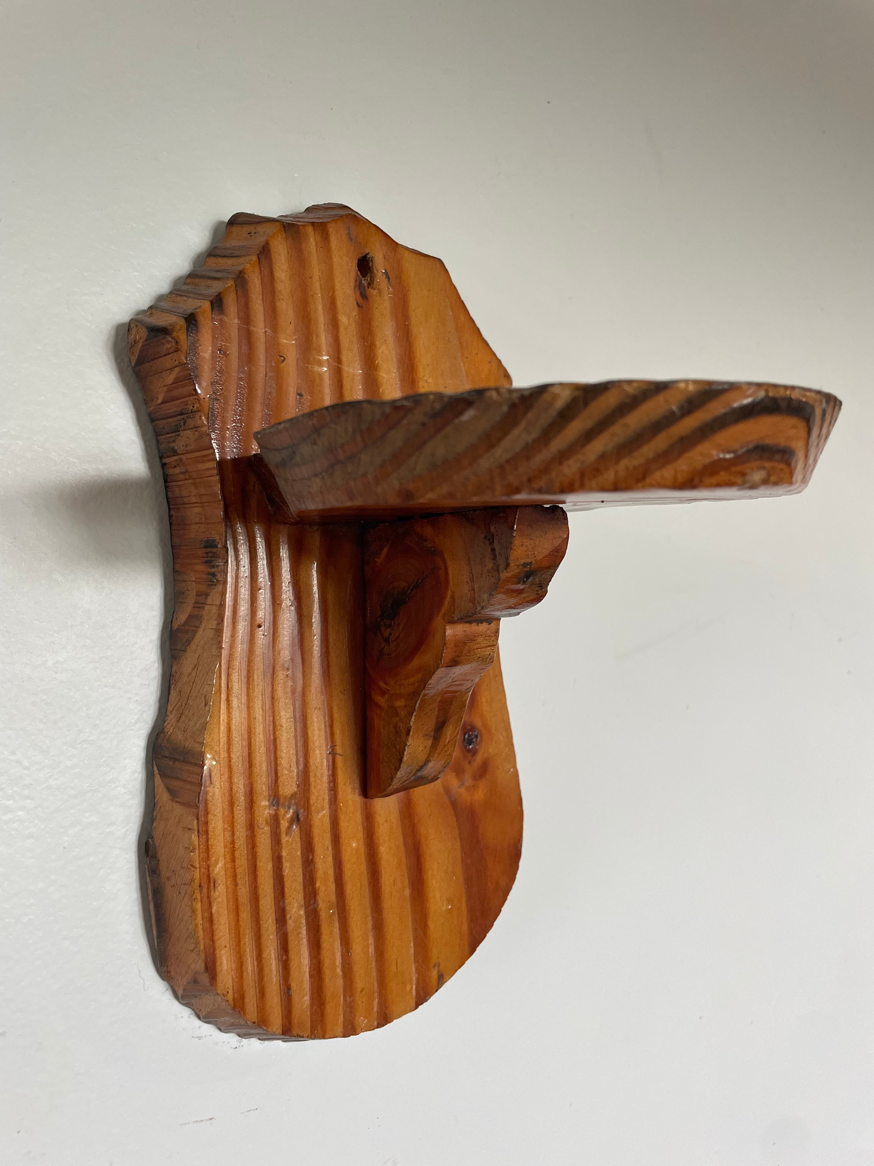 Small Wooden Curio Shelf