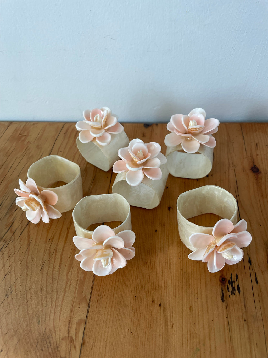Vintage Capiz Napkin Holders