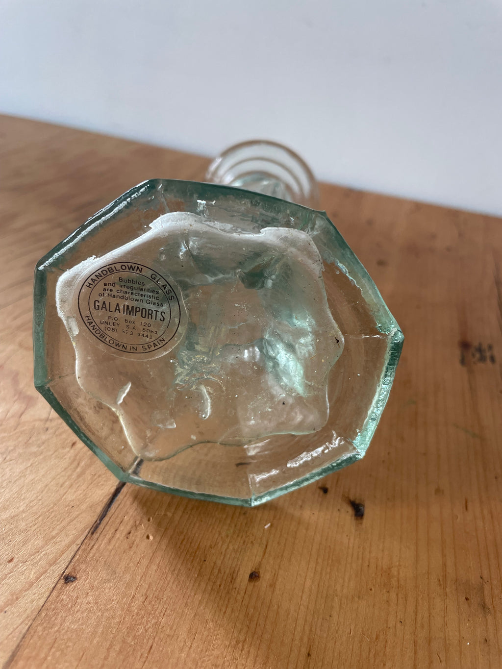 Handblown Glass Candle Holder