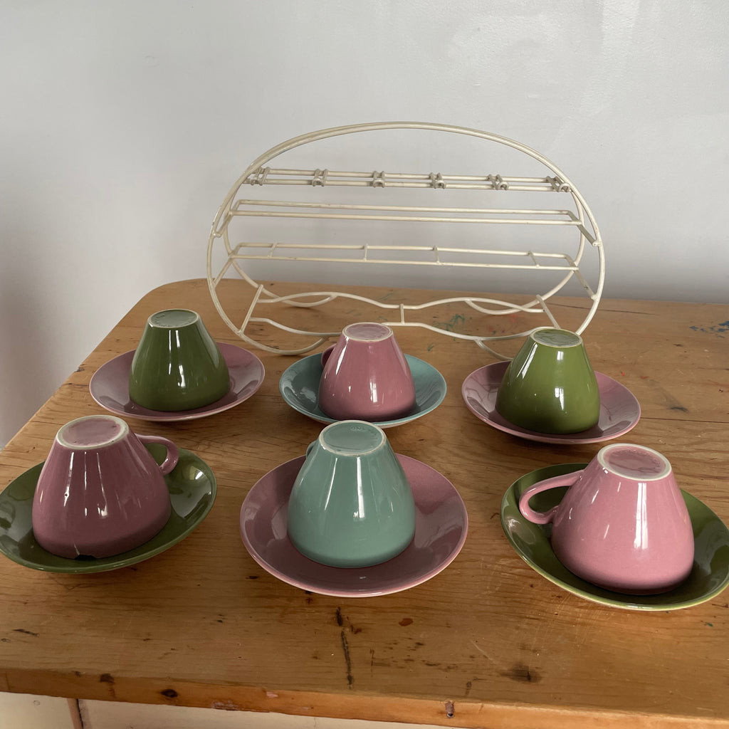 Crown Lynn Colour Glaze Set
