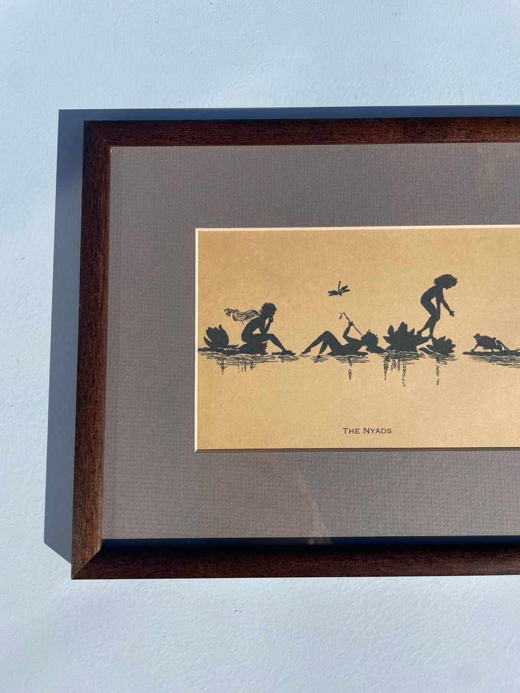 Framed Nyad Silhouette Print