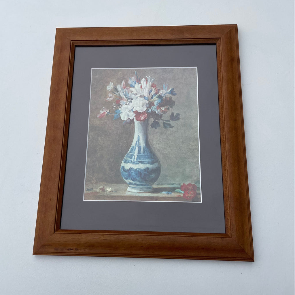 Vintage Floral Still Life Print