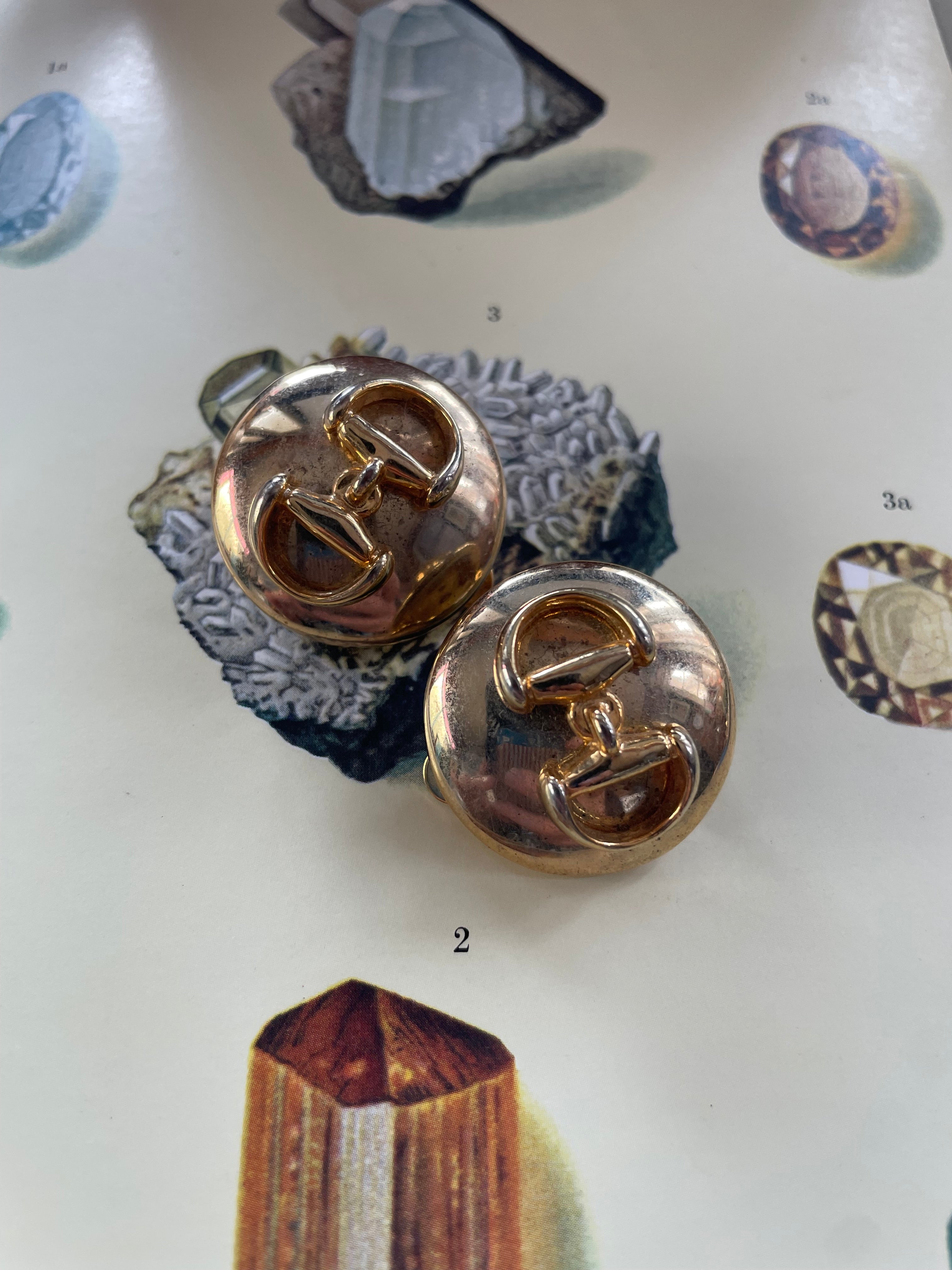Buckle Clip On Earrings
