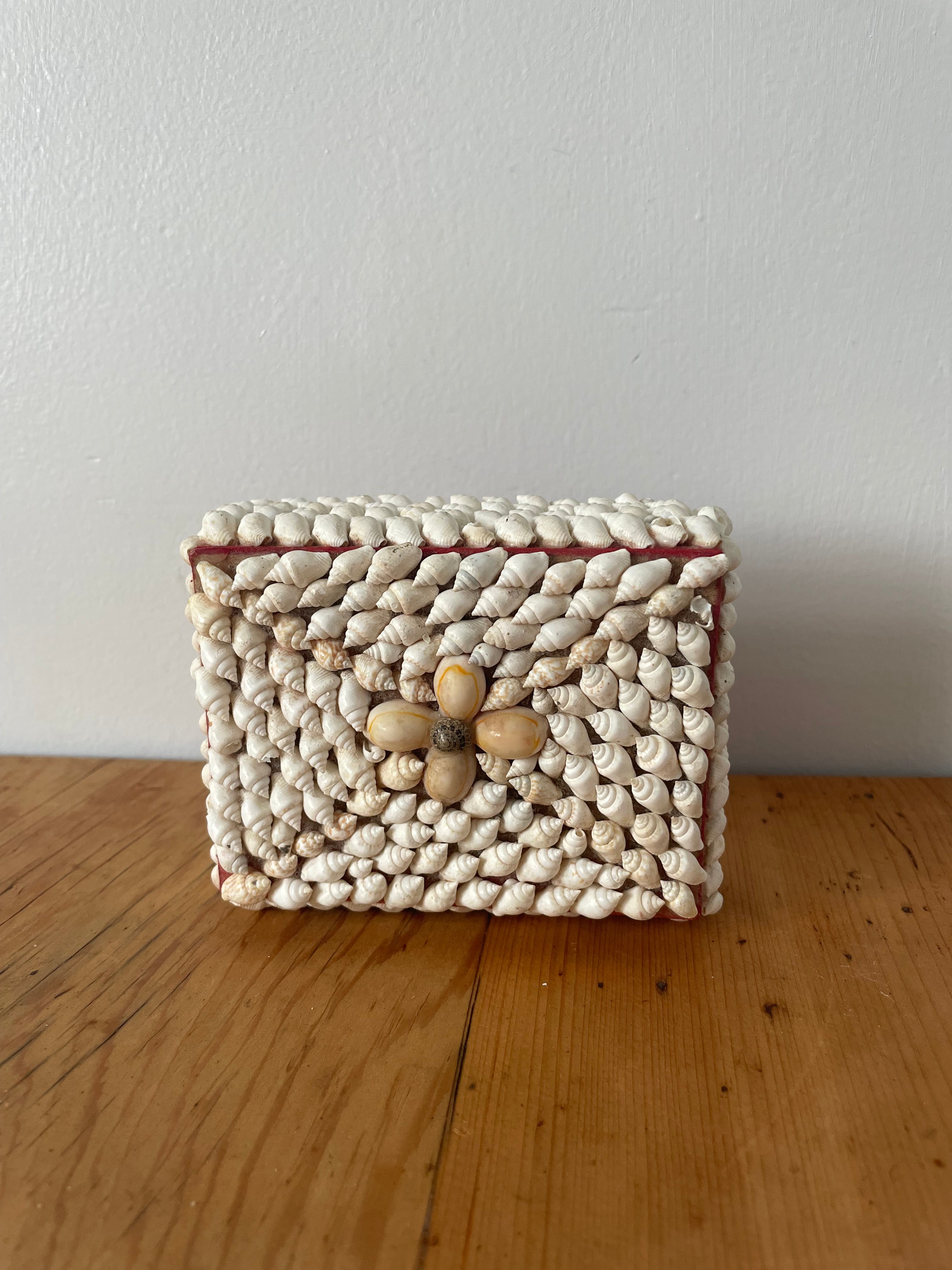 Vintage Rectangular Shell Box