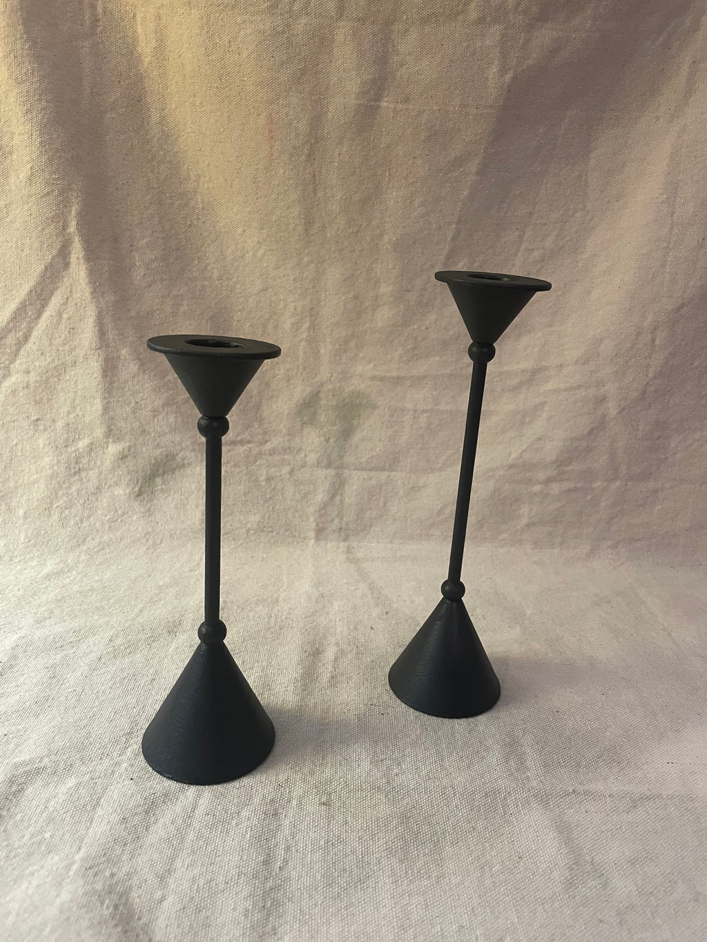 Metal Memphis Style Candlestands