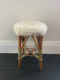 Antique Stripe Carnival Cane Stool